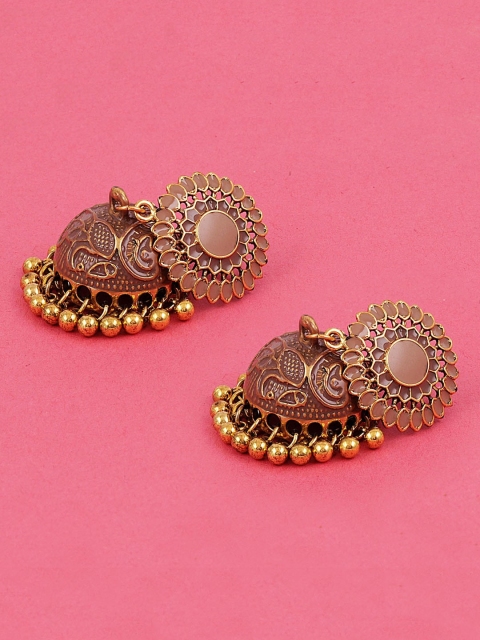 

Jewelz Brown Contemporary Studs Earrings