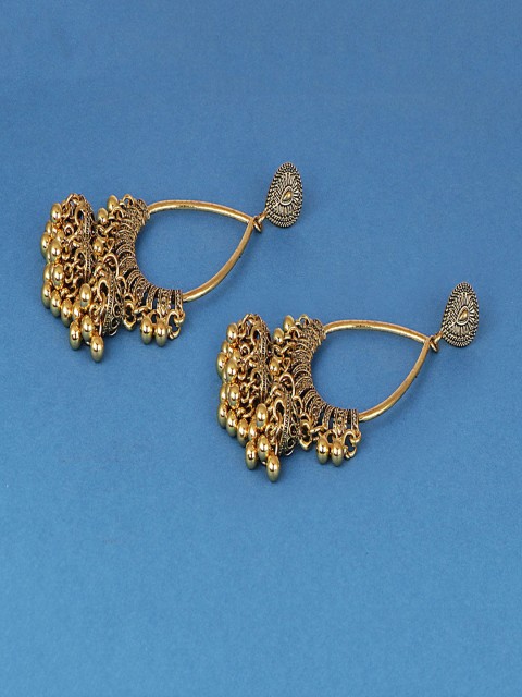 

Jewelz Gold-Toned Contemporary Drop Earrings