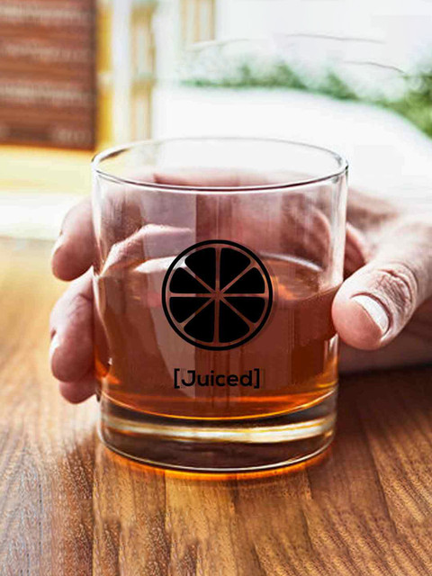 

Nutcase Transparent Printed Whiskey Glasses - 300ml
