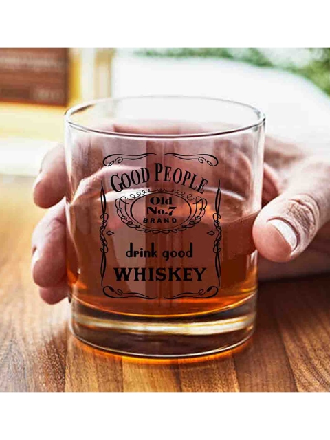 

Nutcase Transparent Printed Whiskey Glasses - 300ml
