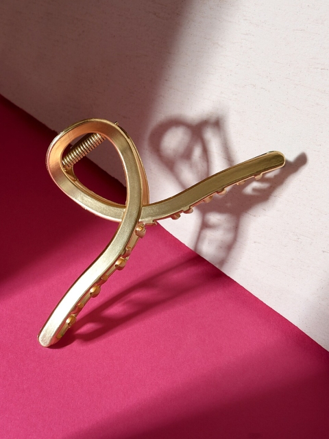 

ToniQ Women Gold-Toned Metal Claw Clip