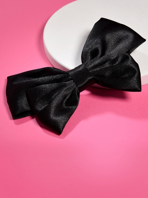

ToniQ Women Black Satin Bow French Barrette