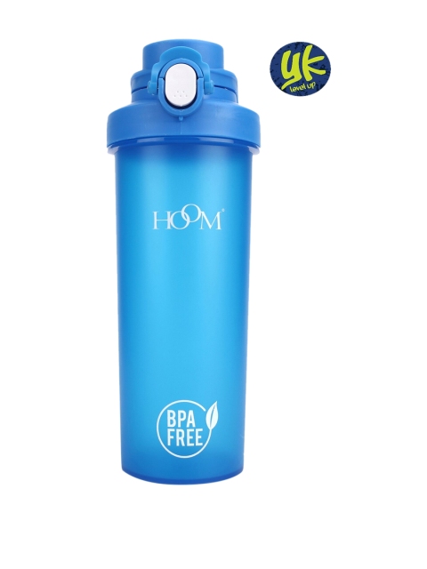 

YK Blue BPA Free Gym Shaker Bottle with Push Button Opening & Locking Mechanism - 750ml