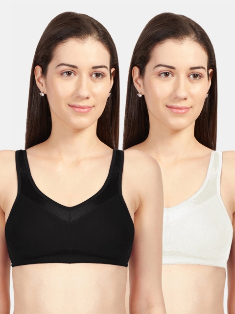 

Sonari Pack of 2 Black & White T-shirt Bra