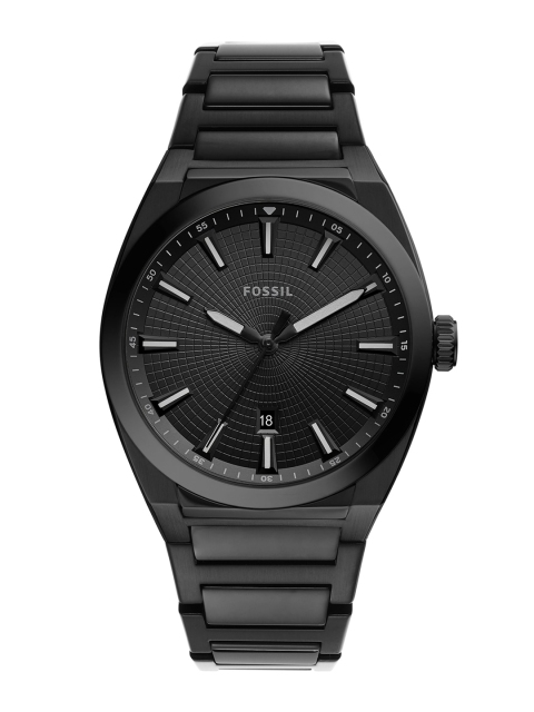 

Fossil Men Black Dial & Stainless Steel Straps Everett Analogue Watch - FS5824I