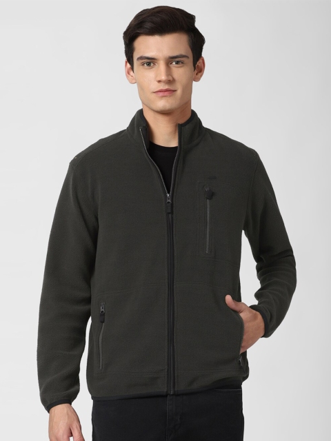 

Peter England Casuals Men Grey Sweatshirt