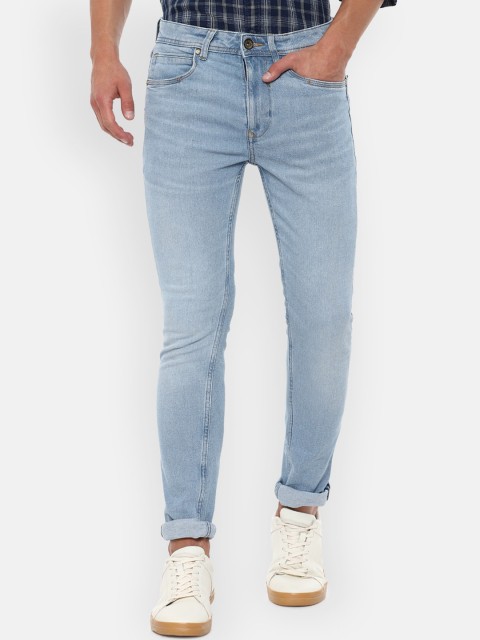 

Louis Philippe Jeans Men Blue Skinny Fit Heavy Fade Jeans