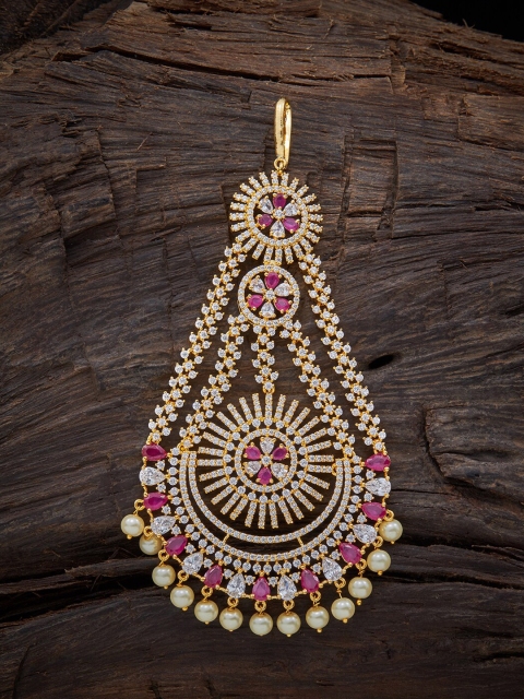 

Kushal's Fashion Jewellery Women Red & White Hair Accessory Set