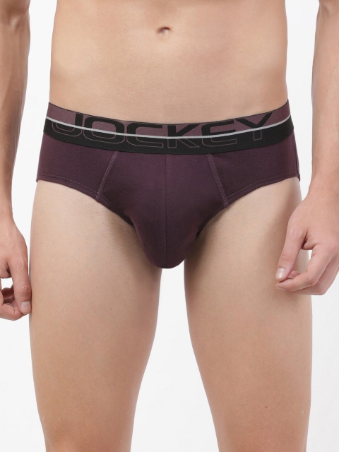 

Jockey Men Purple Solid Briefs FP02-0105-PLPFC