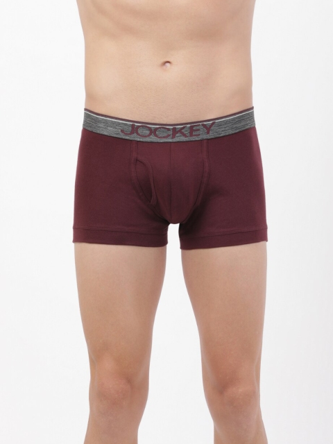 

Jockey Men Burgundy Pure Cotton Trunk MC08-0105