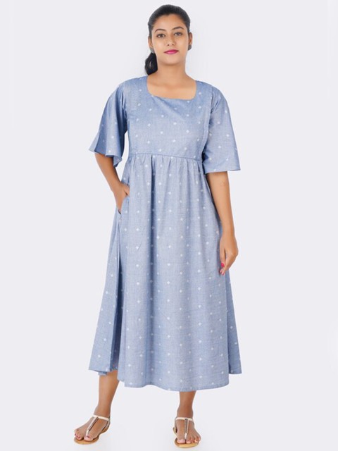 

Putchi Blue Printed Midi Dress