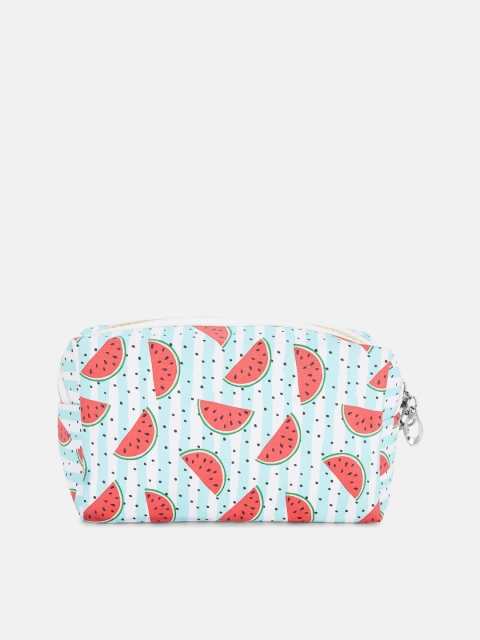 

Forever Glam by Pantaloons Women Blue & Pink Printed Travel Pouch