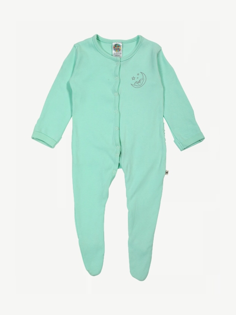 

Dream of Glory Inc. Girls Green Solid Sleepsuit