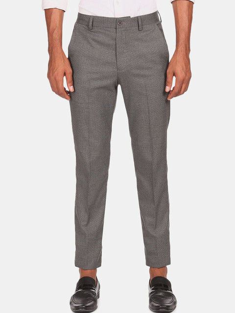 

Excalibur Men Grey Trousers