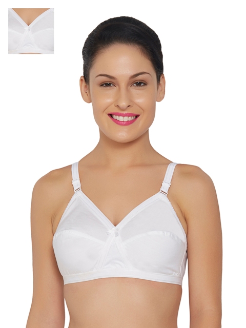

Libertina Kriss Cross Pack of 2 White Full-Coverage Bra KC01