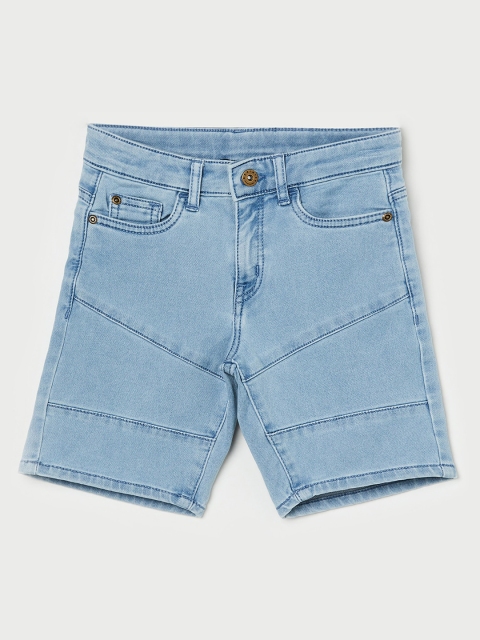 

Fame Forever by Lifestyle Boys Blue Washed Denim Shorts