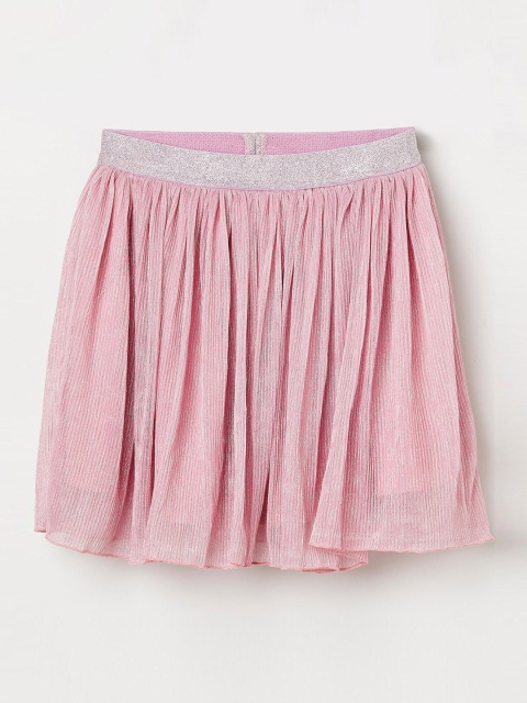 

Fame Forever by Lifestyle Girls Pink Solid A-Line Mini Skirt