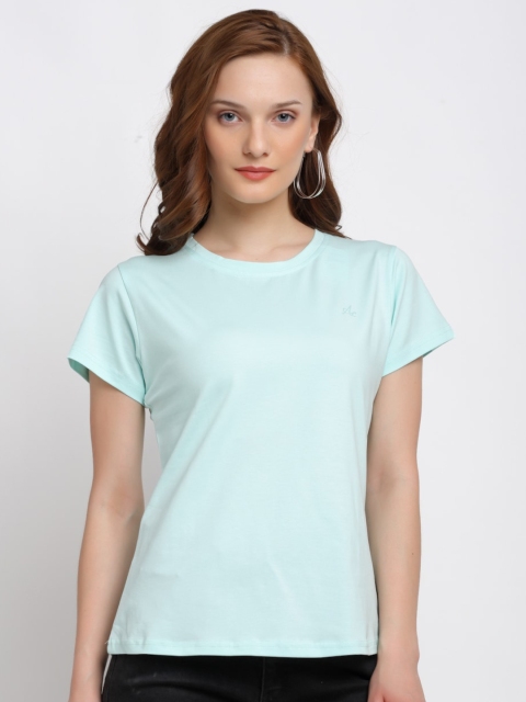 

ANTI CULTURE Women Blue Regular Fit T-shirt