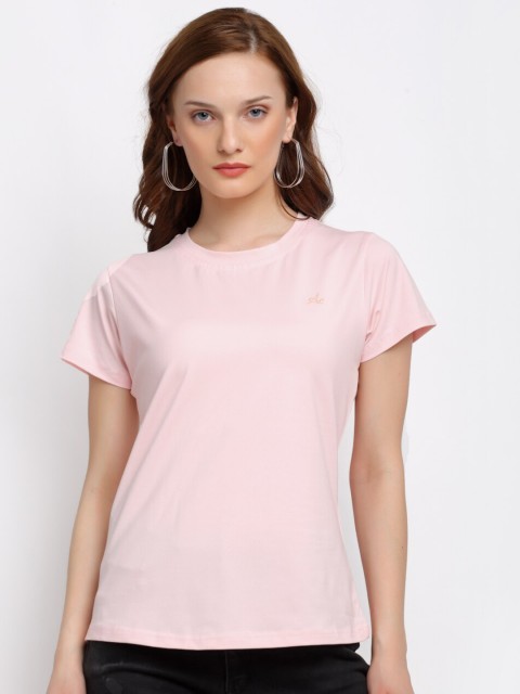 

ANTI CULTURE Women Pink Regular Fit T-shirt