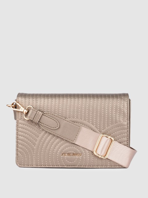 

Allen Solly Beige Textured Sling Bag