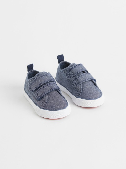 

H&M Girls Blue Canvas Trainers
