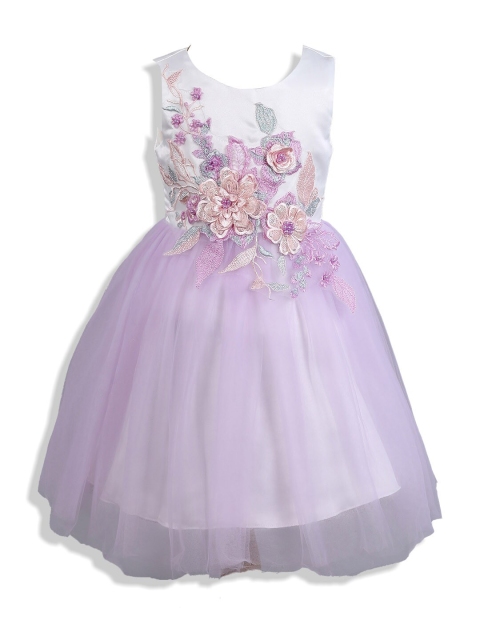 

Hopscotch Purple Embellished Dress
