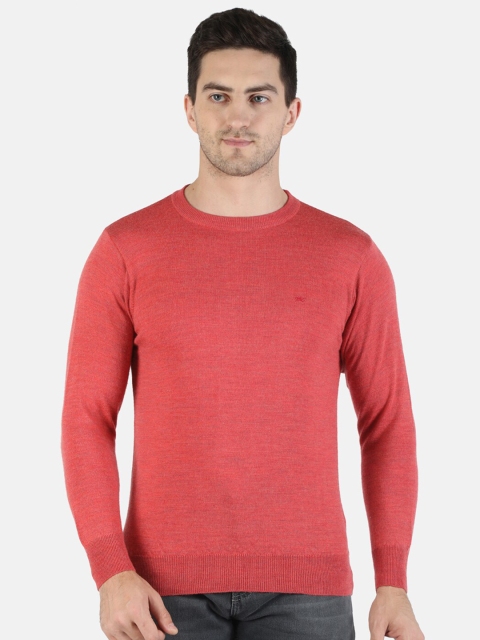 

Monte Carlo Men Red Pure Wool Pullover