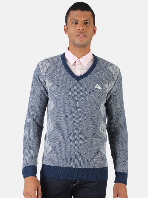 

Monte Carlo Men Blue Wool Pullover