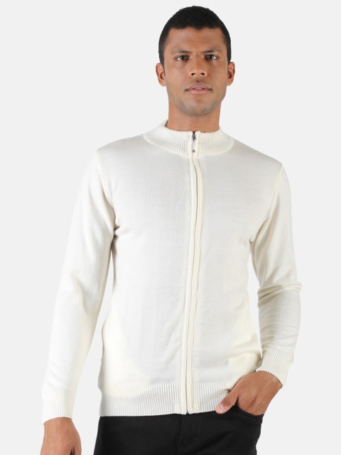 

Monte Carlo Men Off White Solid Pullover Sweater