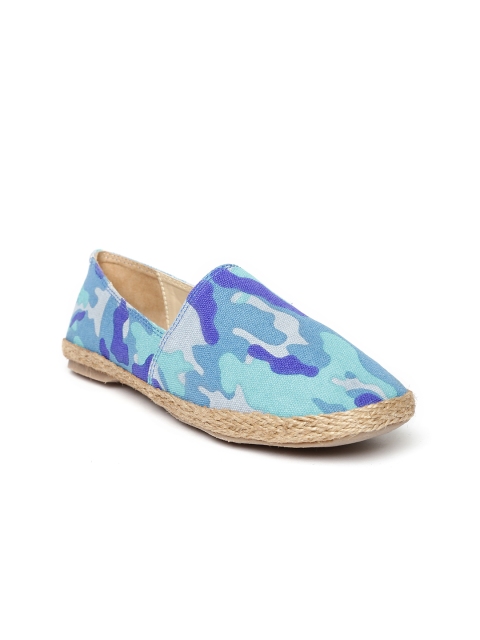 

Lavie Women Blue Printed Espadrilles