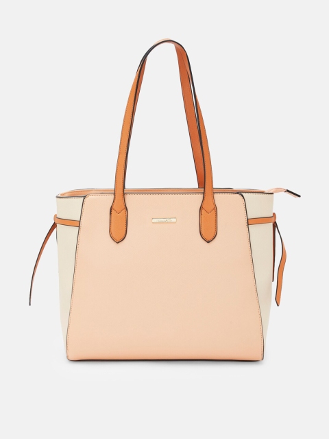 

Forever Glam by Pantaloons Pink Colourblocked Structured Shoulder Bag
