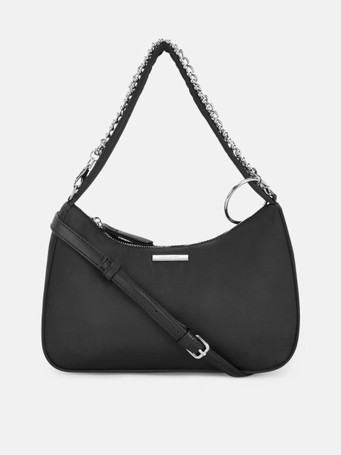 

Forever Glam by Pantaloons Black Half Moon Bag