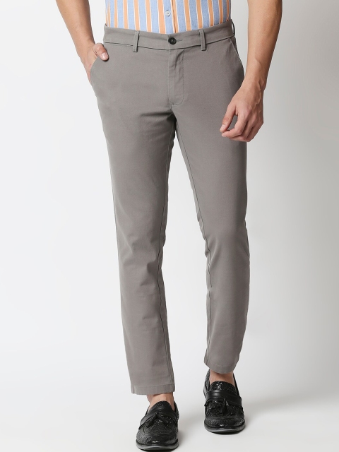 

Basics Men Grey Tapered Fit Chinos