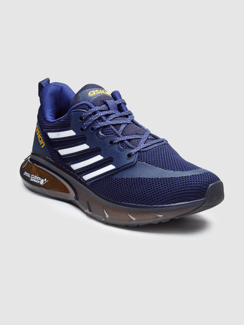 

ASIAN Men Navy Blue Mesh Running Non-Marking Shoes