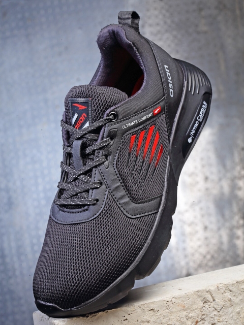 

ASIAN Men Black & Red Running Nitro Capsule Technology Shoes