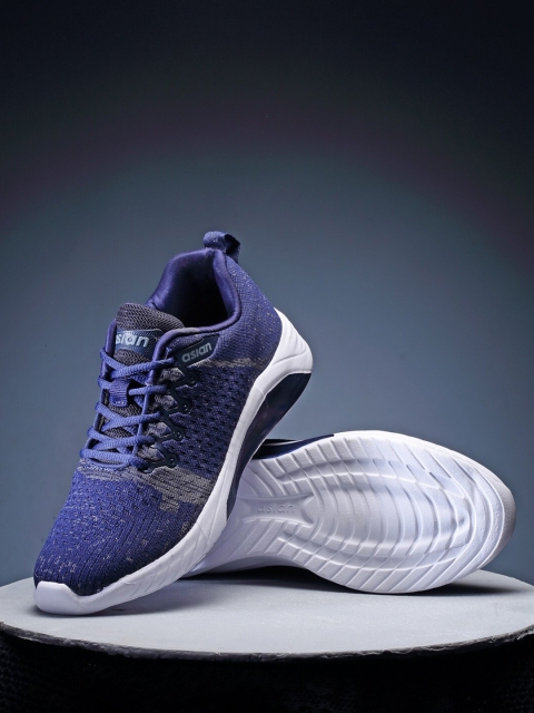 

ASIAN Men Navy Blue Mesh Running Shoes