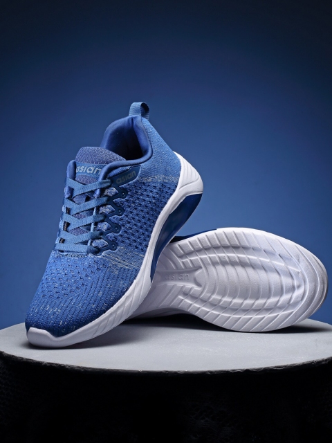 

ASIAN Men Turquoise Blue Mesh Non-Marking Running Shoes