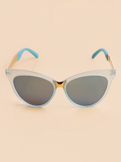 

DukieKooky Unisex Kids Blue Cateye Sunglasses With UV Protected Lens