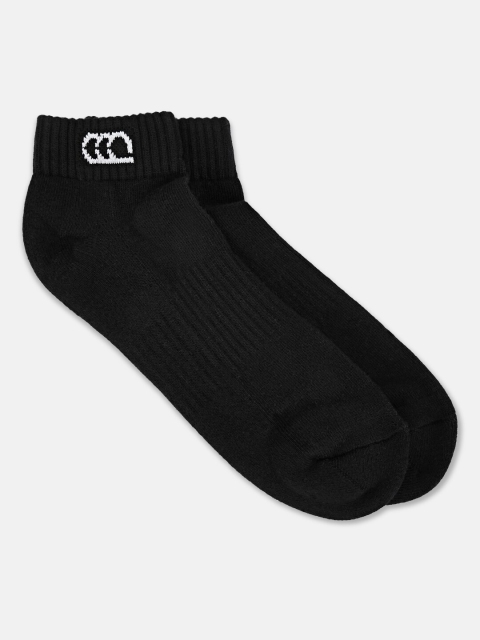 

Ajile by Pantaloons Men Black Solid Ankle Length Socks