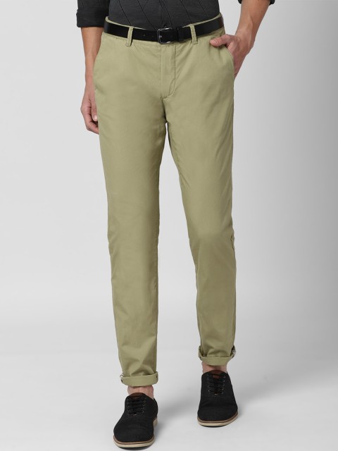 

Van Heusen Sport Men Olive Green Slim Fit Trousers