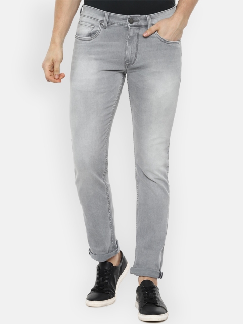 

Louis Philippe Jeans Men Grey Slim Fit Light Fade Jeans