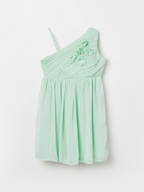 

Fame Forever by Lifestyle Green Solid Dress