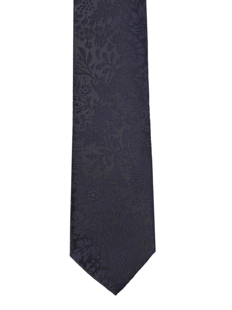 

Allen Solly Men Navy Blue Woven Design Broad Tie