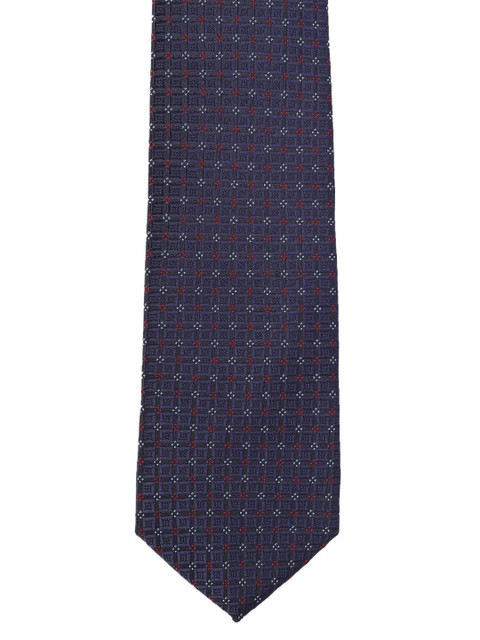 

Allen Solly Men Navy Blue Woven Design Broad Tie