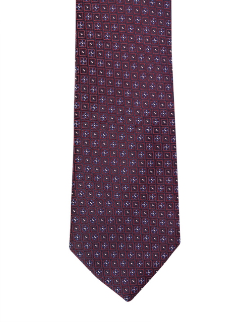 

Allen Solly Men Purple & Blue Woven Design Broad Tie