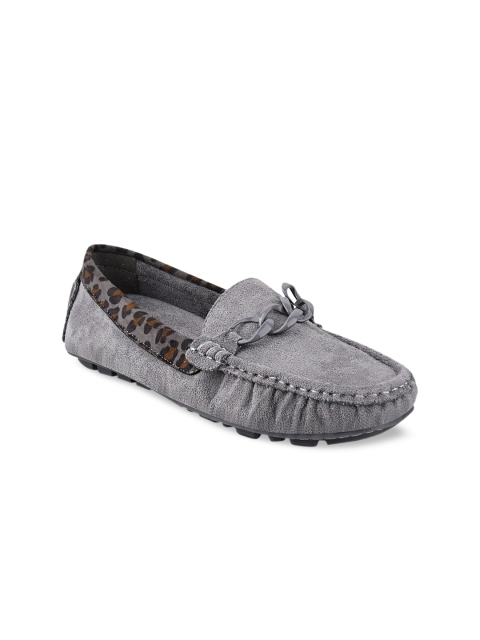 

Stelatoes Women Grey Solid Ballerinas