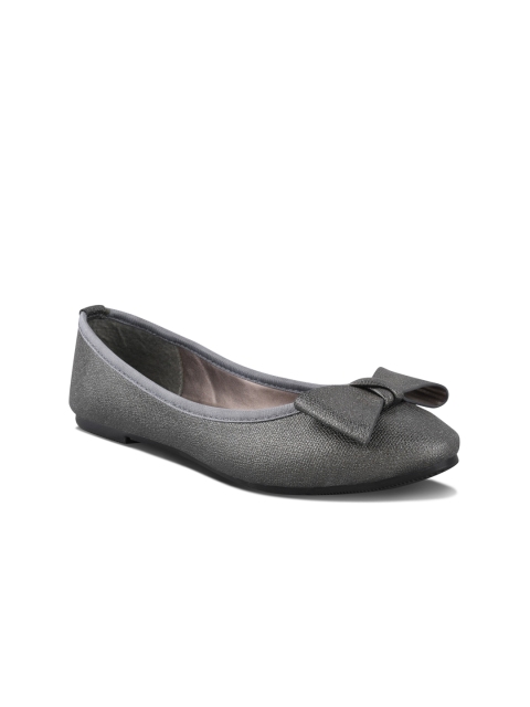 

Stelatoes Women Grey Ballerinas with Bows Flats