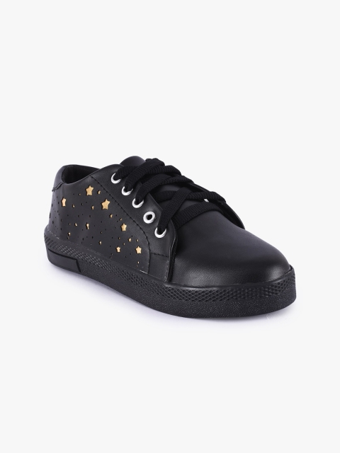 

BuckleUp Women Black Sneakers