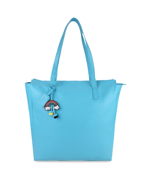 

Vdesi Women Turquoise Blue Structured Oversized Tote Bag