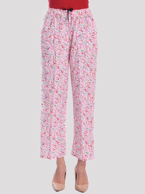 

CIERGE Women Pink Printed Lounge Pant